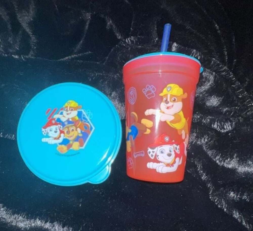 Zak Designs Paw Patrol Kids Tumbler and Snack Bowl Set